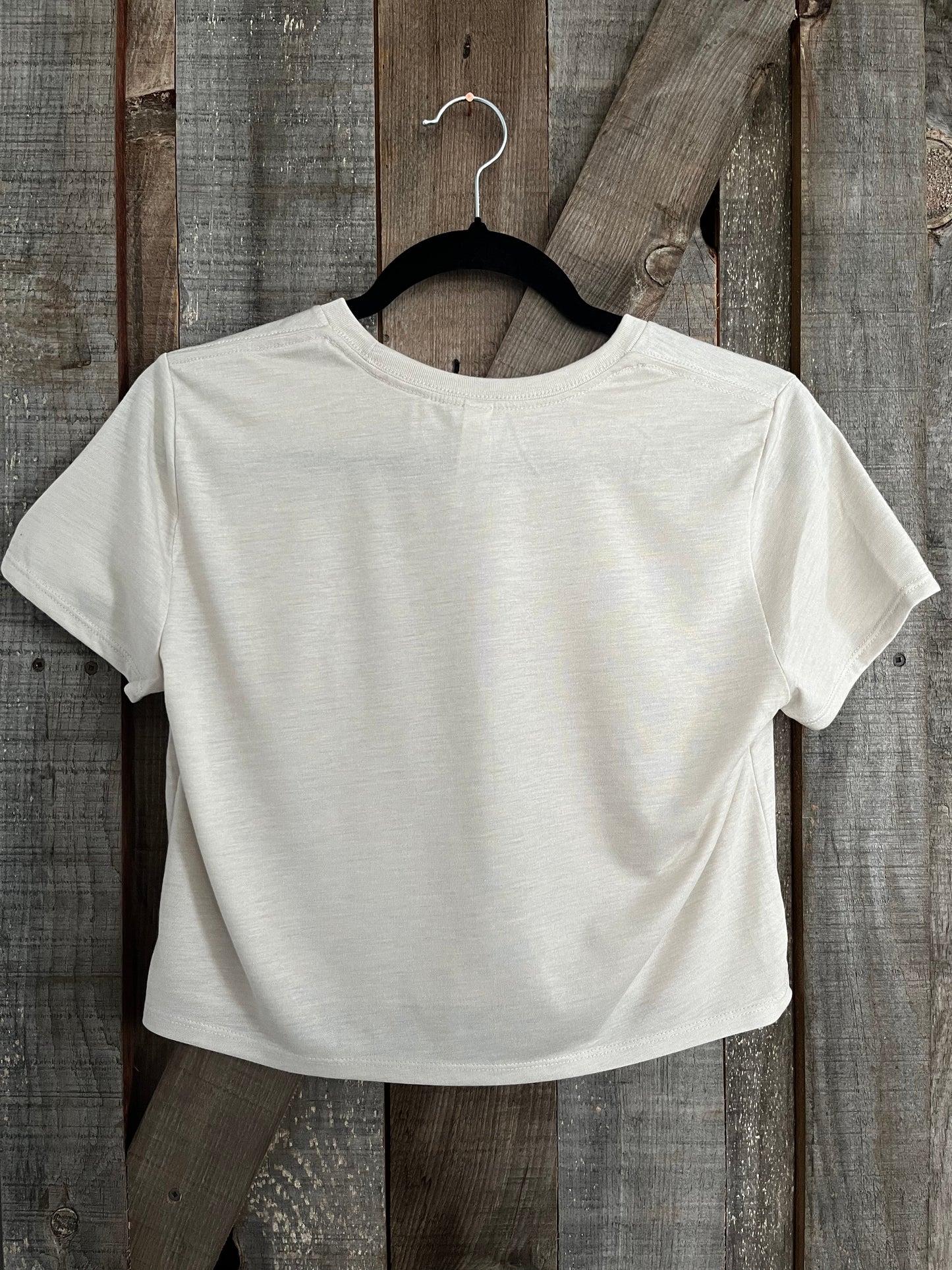 Highland Skull Crop Top Cream