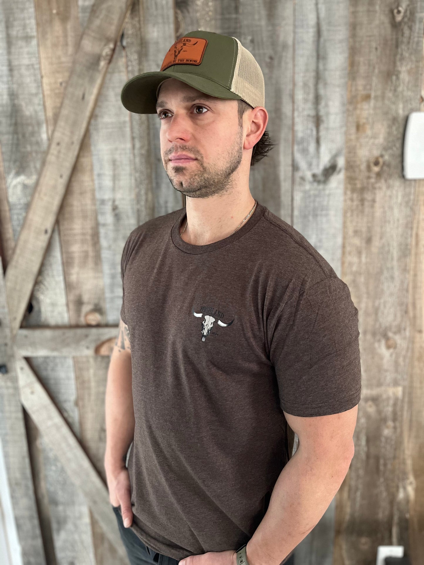 Highland Skull T-Shirt Espresso