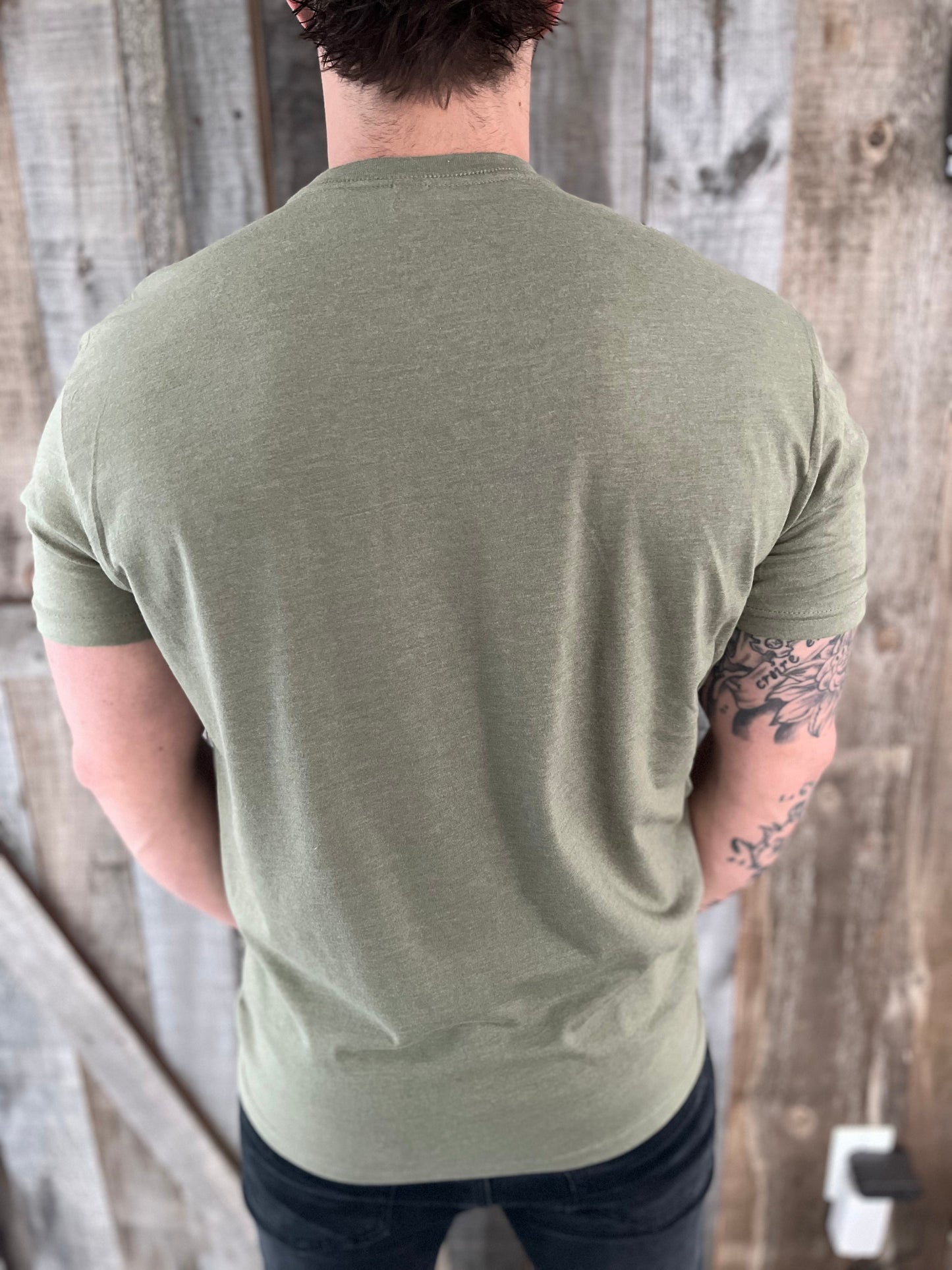 Highland Bull Olive T-Shirt