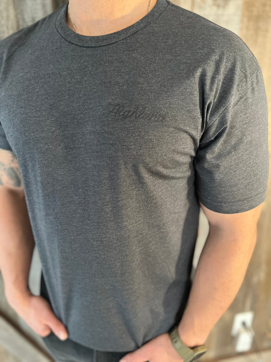 Highland Bull Grey T-shirt